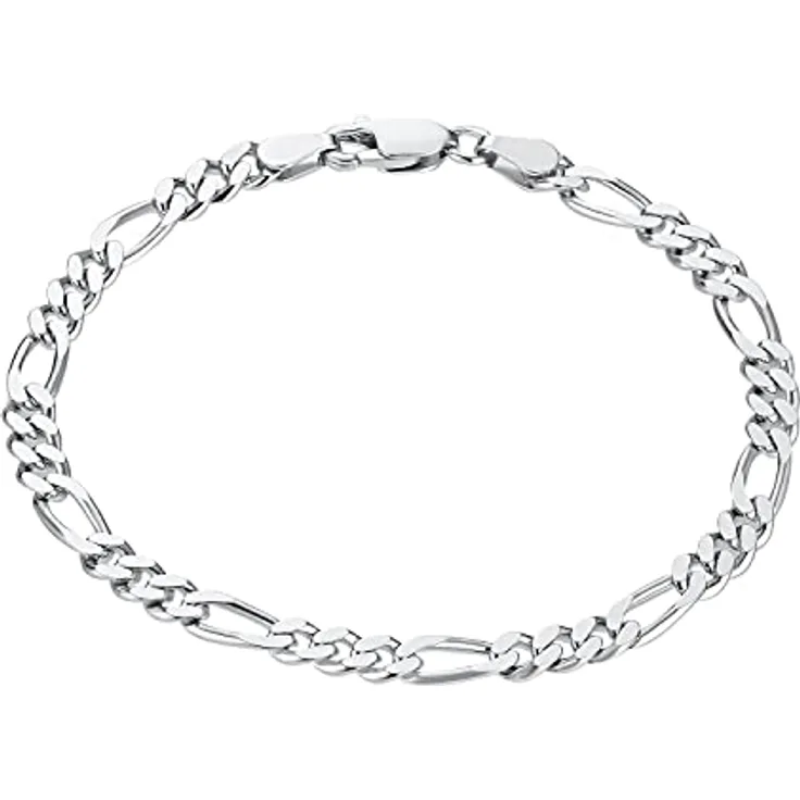 Amor Armband 925 Sterling Silber Herren Armkette, 19 cm, Karabinerverschluss, kommt in Schmuck Geschenk Box, 2017878