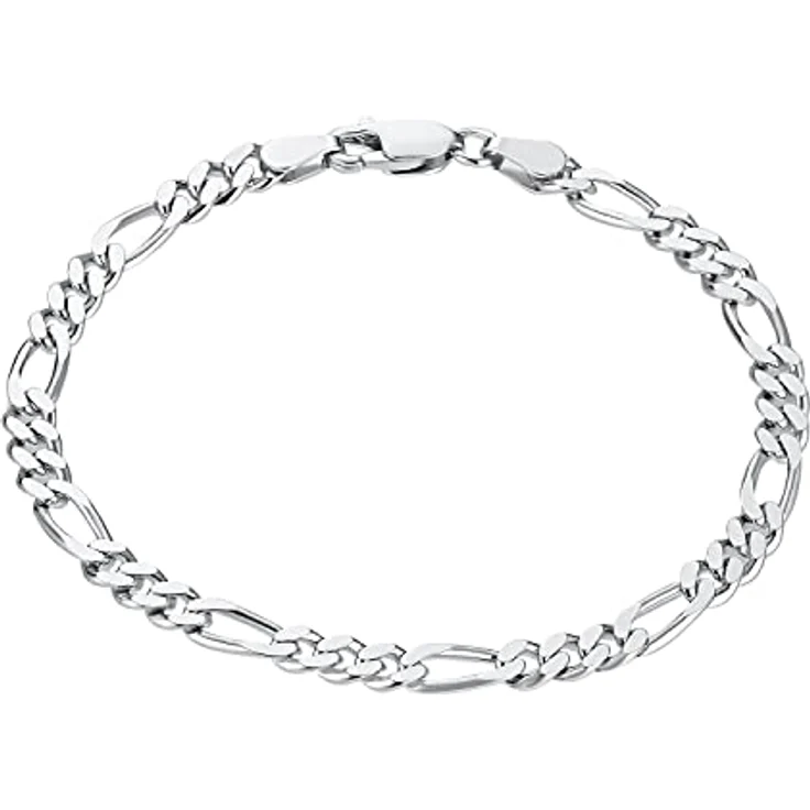 Amor Armband 925 Sterling Silber Herren Armkette, 19 cm, Karabinerverschluss, kommt in Schmuck Geschenk Box, 2017878 – Bild 1