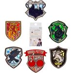 Loungefly WB Harry Potter Stained Glass Blind Pin Set, Emaille-Nadeln zur Sammlung, hochwertige Broschen für Rucksäcke & Taschen, ideale Geschenkidee für Filmfans