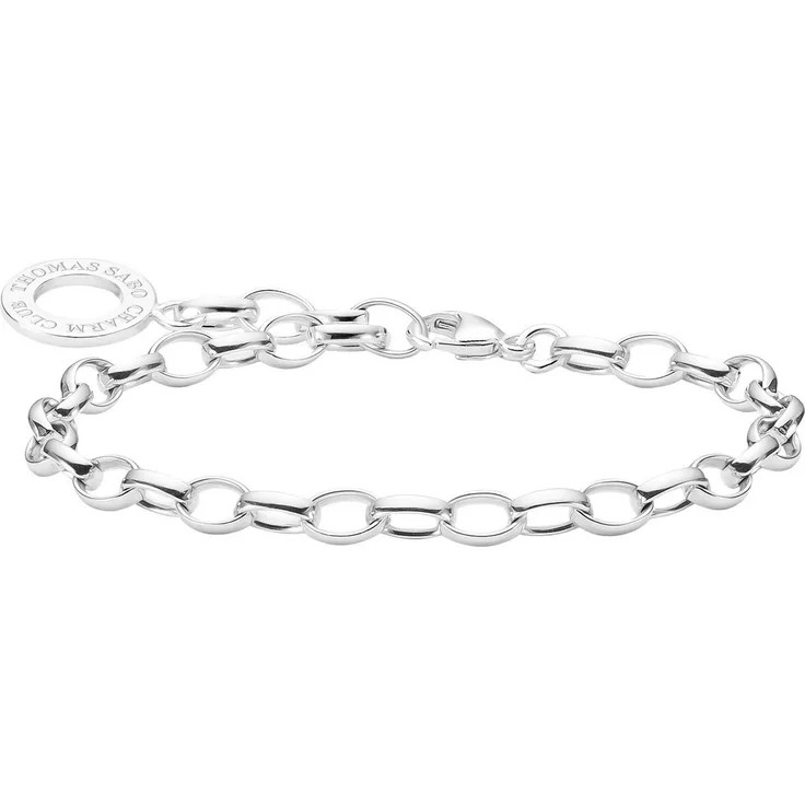 THOMAS SABO Charm-Armband Classic Klein, Silber 925, individuell anpassbar mit Charm-Anhängern