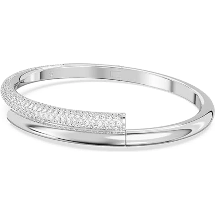 Swarovski Damen-Armreif Metall mit Swarovski Kristall S, Silber 32025137 – Bild 2