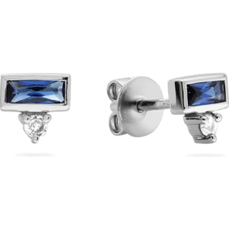 Guido Maria Kretschmer Damen-Ohrstecker 925er Silber, recycelte Zirkonia, One Size, Silber 32031156 – Bild 1