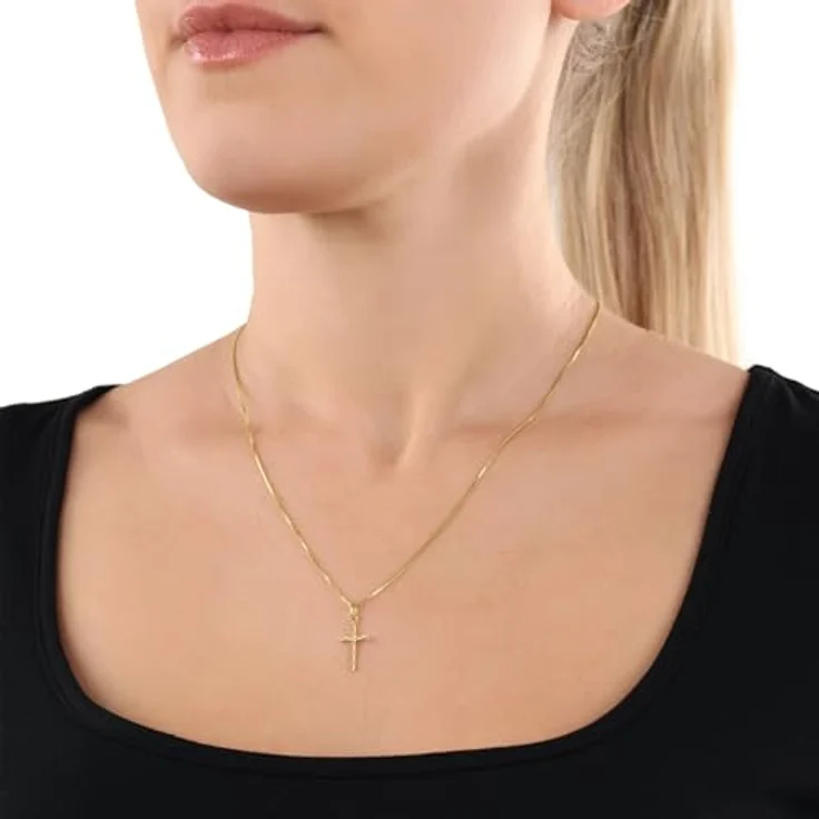 Amor Kreuzanhänger, edler Kettenanhänger aus hochwertigem Design, Made in Germany – Bild 3