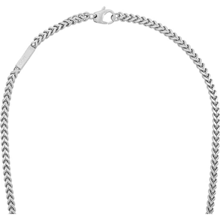 Joop! Herren-Halskette aus Edelstahl, 60 cm, Silbern, in Schmuck Geschenk Box – Bild 3