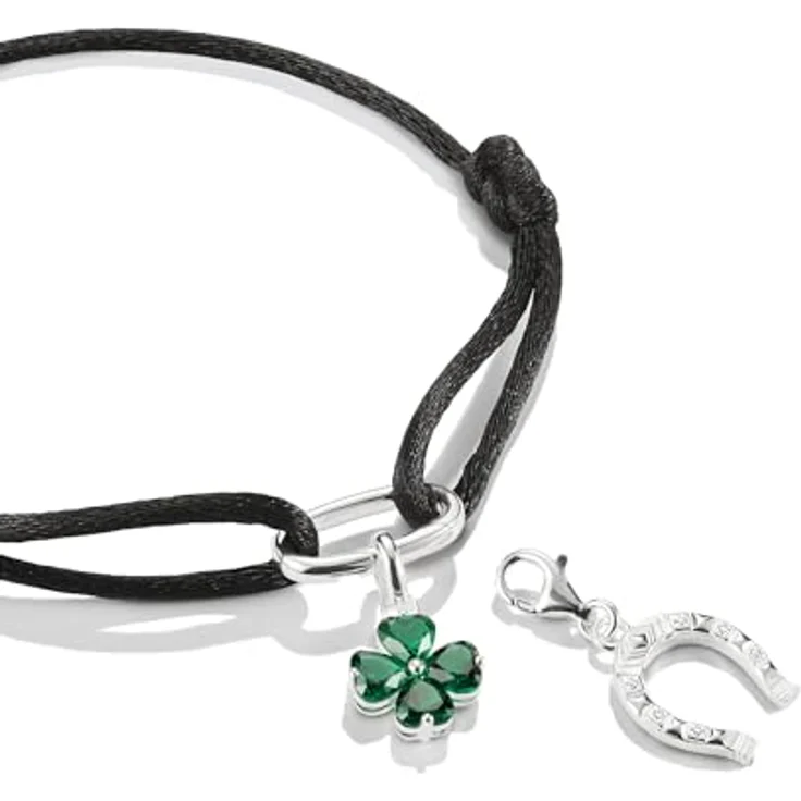 THOMAS SABO Charm-Anhänger Sterling Silber, 925er Sterlingsilber mit Karabinerhaken, passend für Charm Armbänder und Ketten – Bild 2