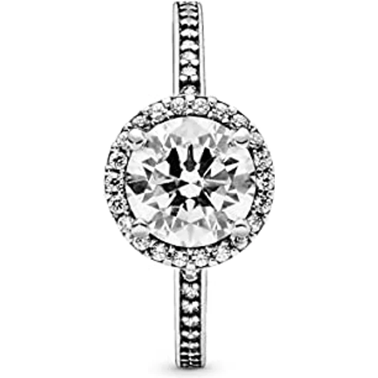 PANDORA Damen-Ring 925 Sterling Silber, Ringgröße 56 mit Cubic Zirkonia, poliert, silber – Bild 4