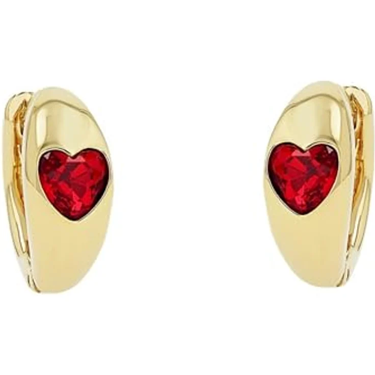 s.Oliver Damen Ohrringe Creolen, 925 Sterling Silber/Edelstahl mit Zirkonia-Steinen, 16 mm, in Schmuck Geschenk Box – Bild 3