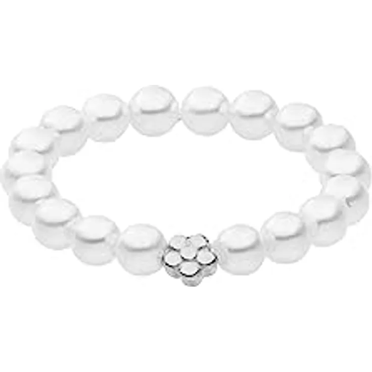 Purelei Shiny Bloom Damenring, wasserfest und elastisch mit Muschelperlen, in Gold, Silber und Roségold, eleganter Schmuck für Frauen