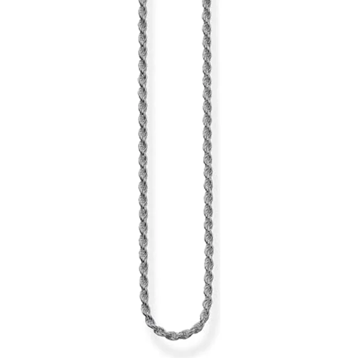 THOMAS SABO Kordelkette geschwärzt, 925 Sterlingsilber, Damen-Halskette – Bild 1