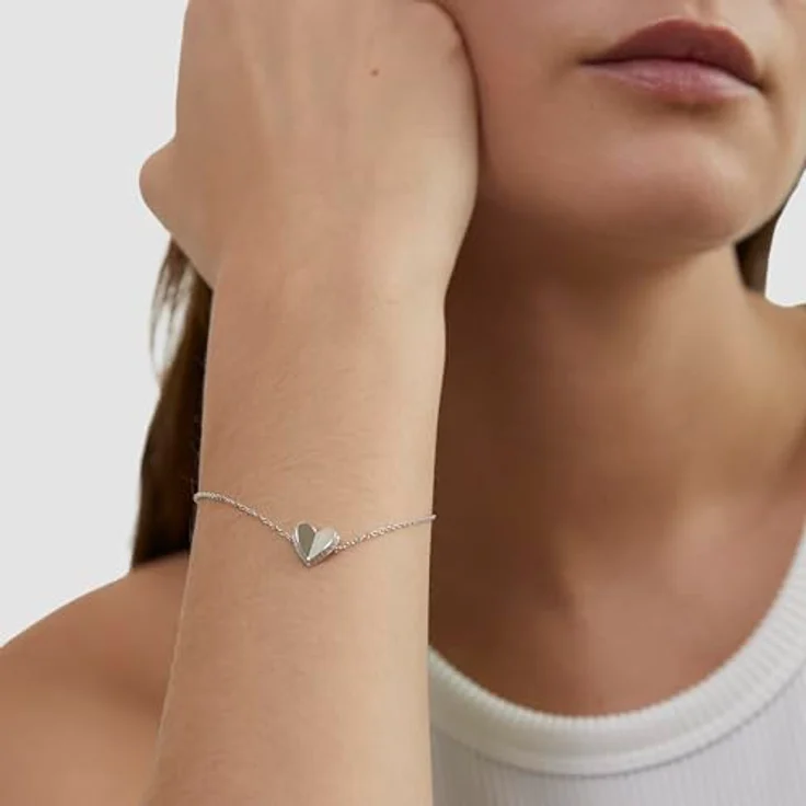 s.Oliver Bracelet - Elegantes Armband aus 925er Sterlingsilber, verstellbar bis 20 cm, wasserfest & hautfreundlich, silber – Bild 2