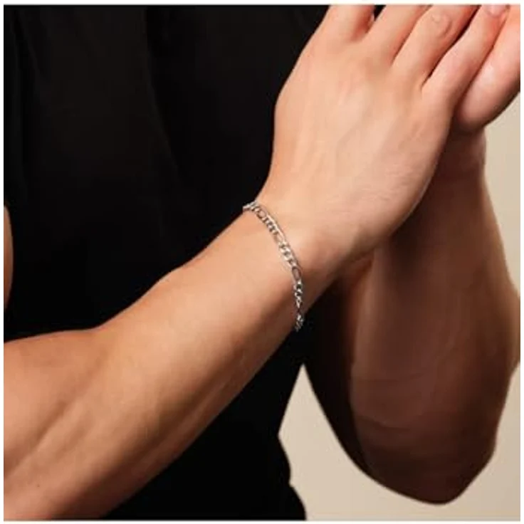 CHRIST Herren-Armband 925er Silber, recycelt, One Size, zeitloses Design – Bild 3