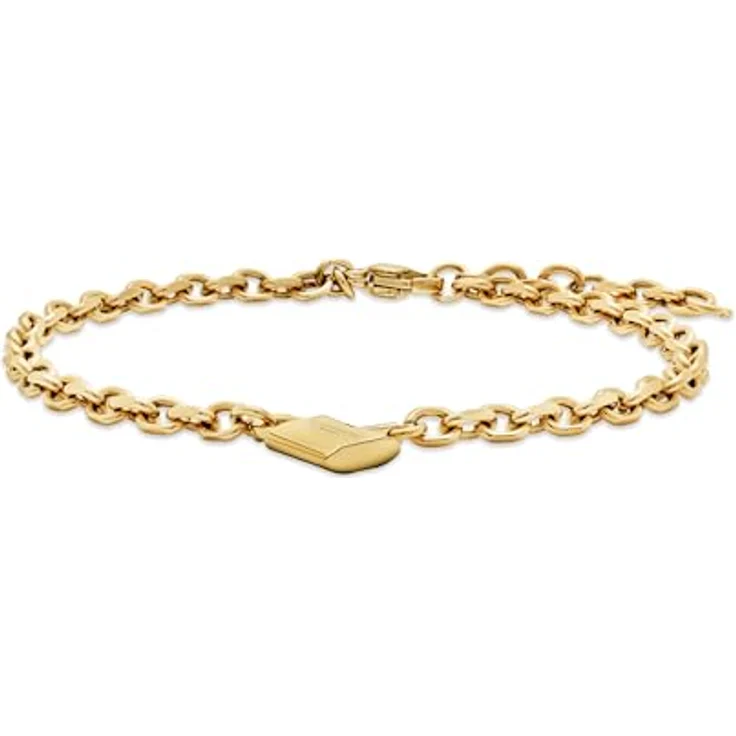 Liebeskind Berlin Armband LJ-1630-B-21, Edelstahl in IP Gold, 21 cm mit Karabinerverschluss – Bild 2