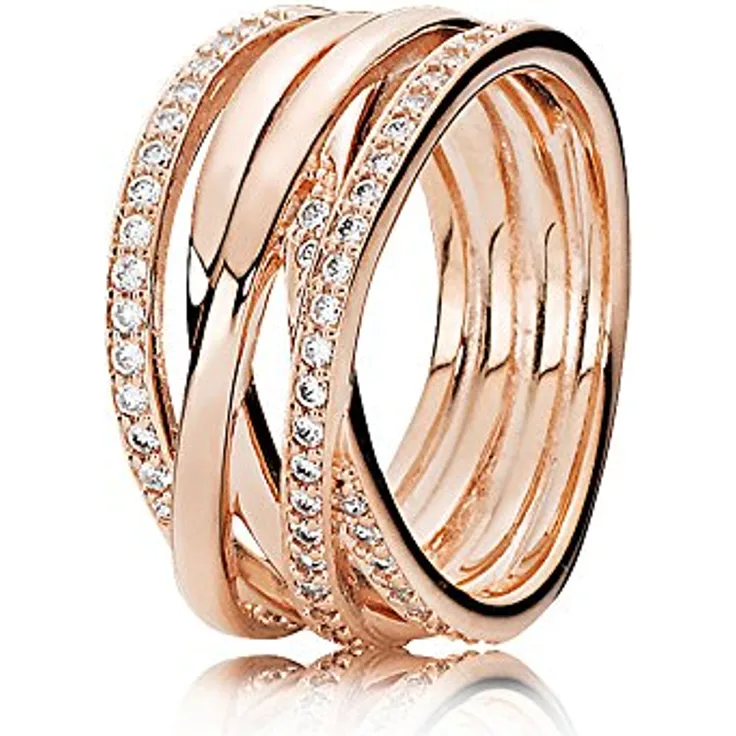 Pandora Charm Moments Gereihte Herzen Clip 791978, Charm-Anhänger mit Herzdesign