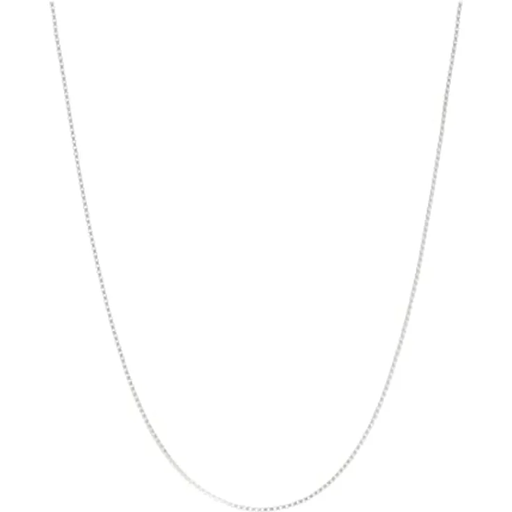 FAVS Damen-Halskette 925er Silber, Collier aus 925er Silber, 45 cm Länge, 1,2 mm Stärke, Geschenkbox – Bild 1