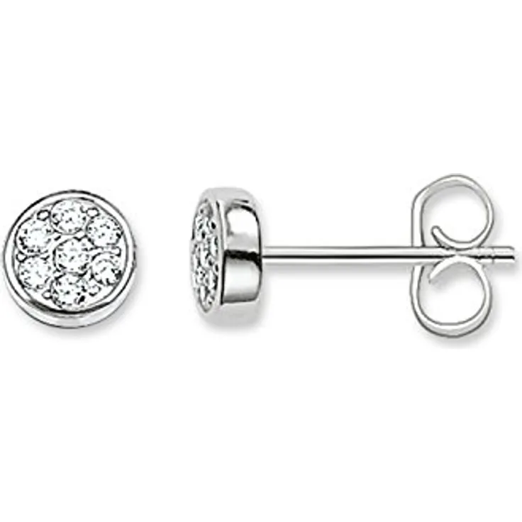 Thomas Sabo Ohrstecker H1848-051-14, 925er Silber mit weißen Zirkonia