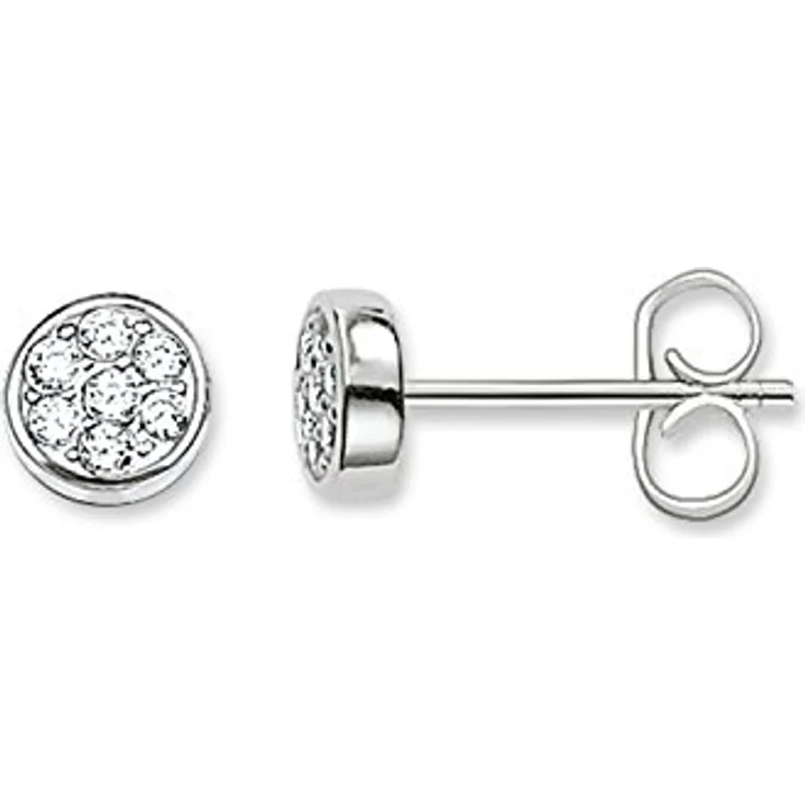 Thomas Sabo Ohrstecker H1848-051-14, 925er Silber mit weißen Zirkonia – Bild 1