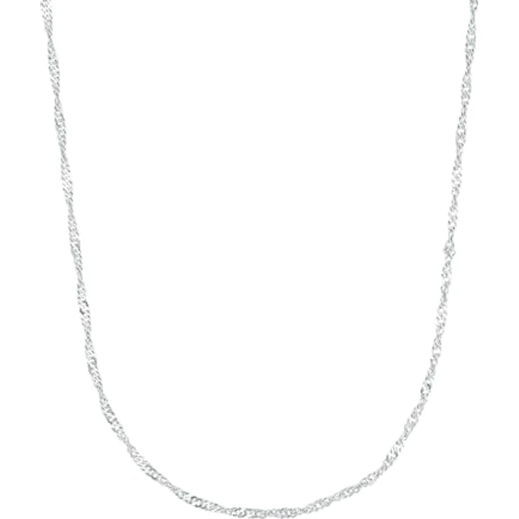 Amor Collier 925 Sterling Silber Damen Halsschmuck, 42 cm, roséfarben, mit Federringverschluss, Geschenk Box, 2017736 – Bild 1