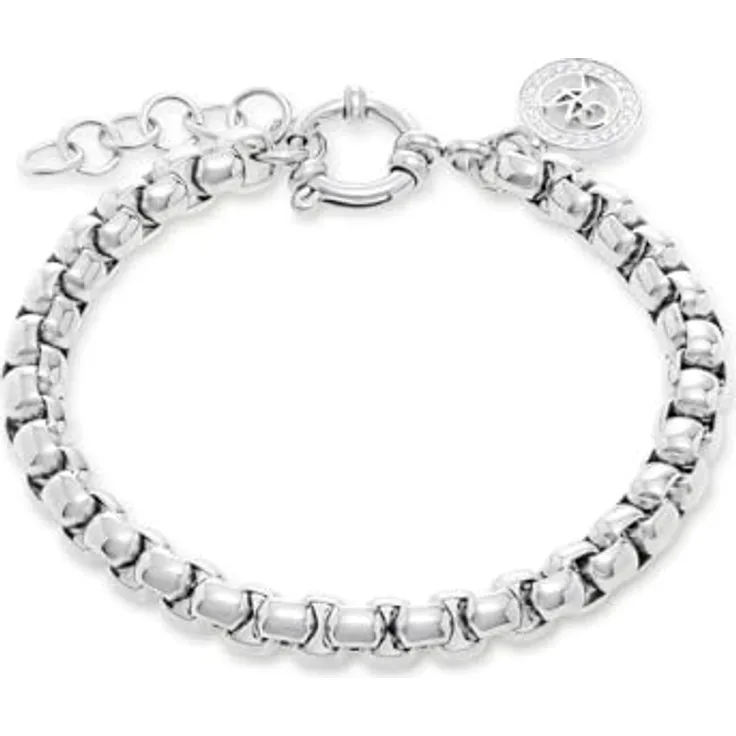 Guido Maria Kretschmer Damen-Armband Edelstahl, One Size, Silber 32026667