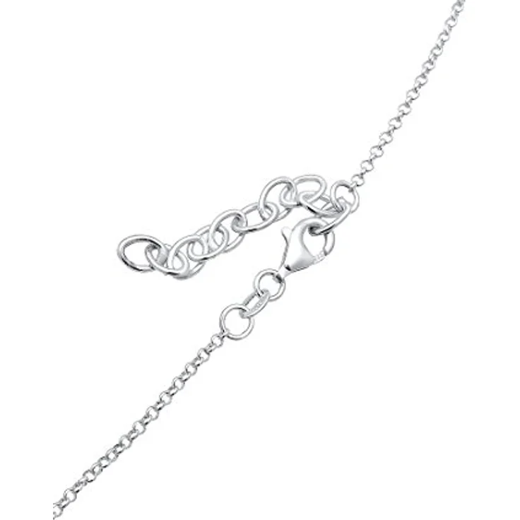 Elli Halskette Damen Choker Geo Kreis Basic Matt Coin, 925 Sterling Silber, handgefertigt und anlaufgeschützt – Bild 5