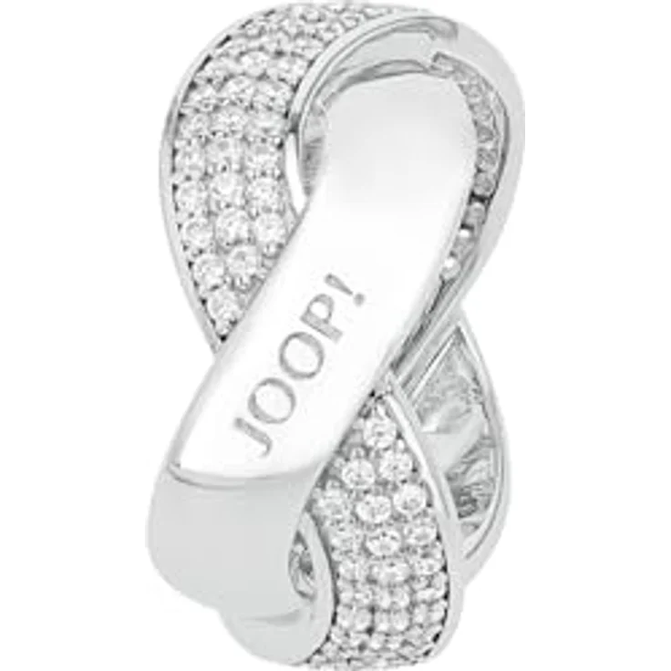 Joop! Damenring 925er Silber mit 132 Zirkonia, weiß, Modell 32013221 – Bild 2