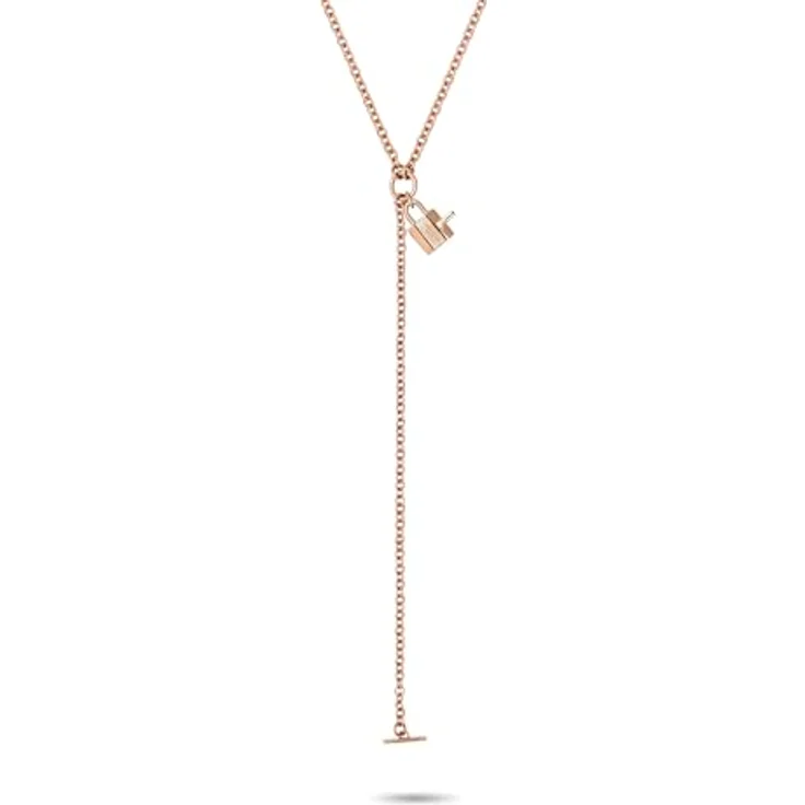 Liebeskind Berlin Halskette LJ-1634-N-55, Edelstahl in IP Roségold, 55 cm mit Karabinerverschluss – Bild 1