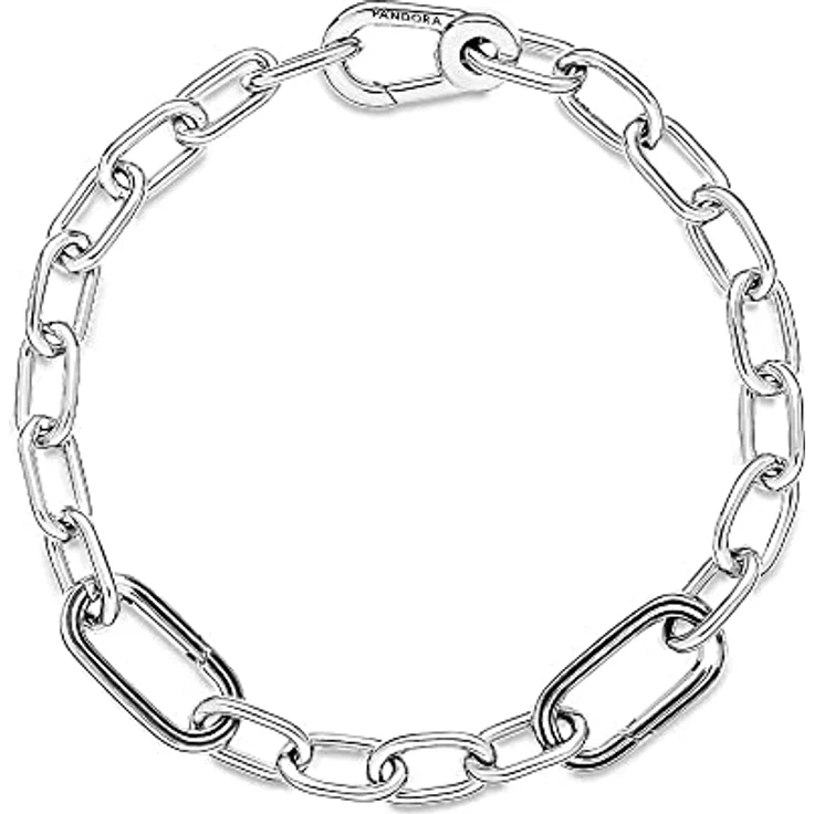 Pandora 790015C00 Silber Charm Murano Galaxienblau, 925 Sterlingsilber mit glitzernden Sternen, 14 x 9 mm – Bild 2