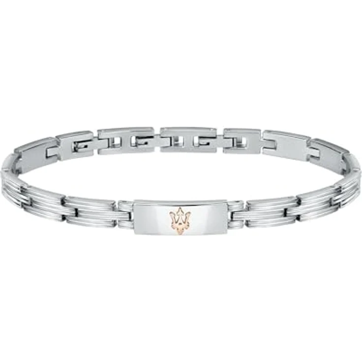 Maserati Jewels Herren Armband, Edelstahl mit Rosegold PVD, 22cm, Clipverschluss - JM121ATK12 – Bild 1