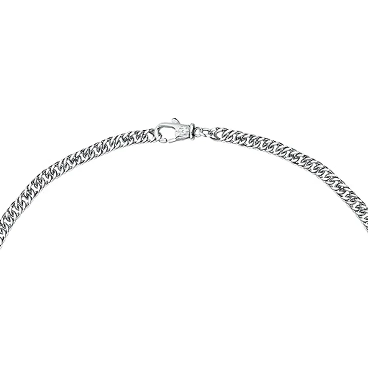 Maserati Herren Halskette JEWELS Kollektion, Edelstahl mit Diamanten, Blau PVD, 50cm, Karabinerverschluss – Bild 3