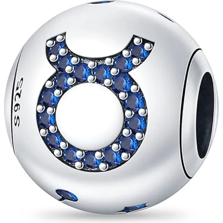 Pandach Damen Charm Anhänger Sternzeichen, 925 Sterling Silber, 12 Sternbilder Beads für Pandora Armband und Halskette – Bild 1