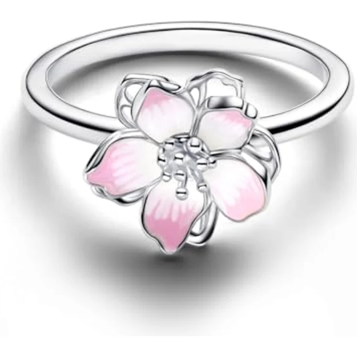 PANDORA Damenring Kirschblüte, Silber, Ringgröße 54/17,2 – Bild 3