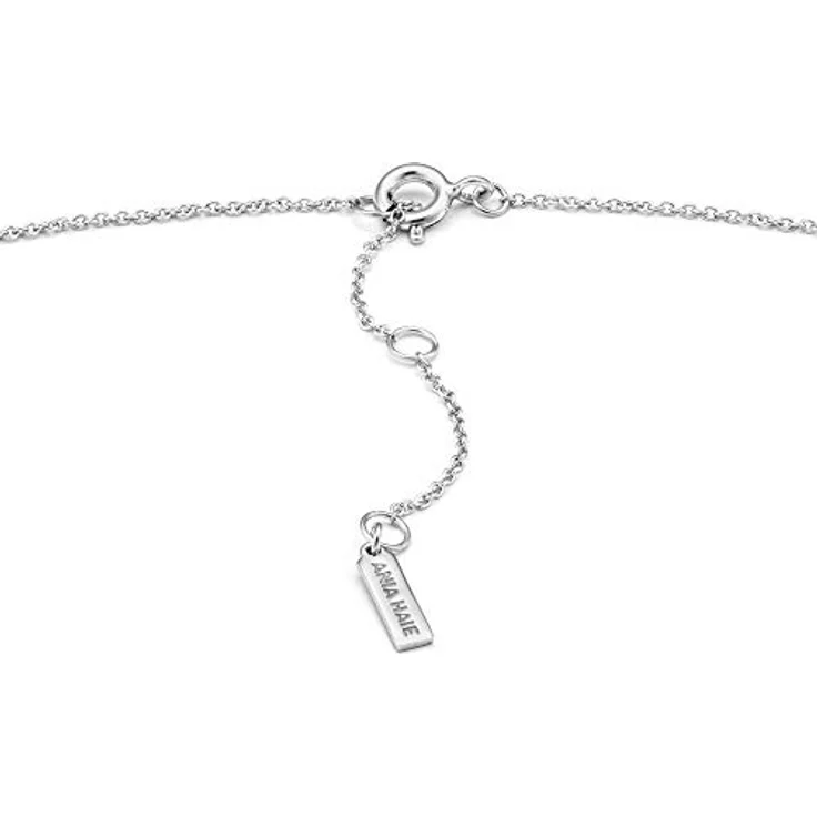 ANIA HAIE Damen Armband MINERAL GLOW Turquoise Discs, 925 Sterling Silber mit Türkis Anhänger, verstellbar von 16,5 cm bis 18,5 cm, inkl. Geschenkverpackung – Bild 3
