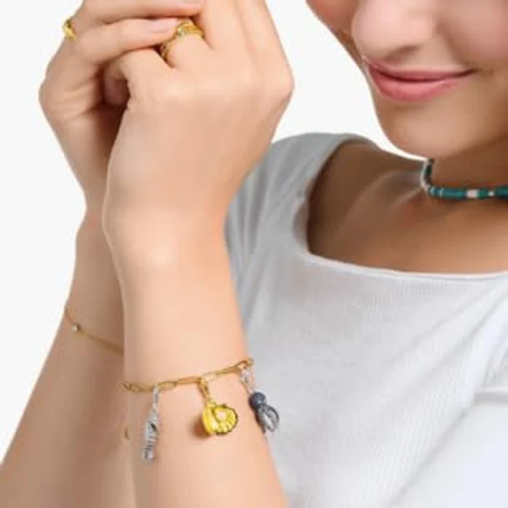THOMAS SABO Charm-Anhänger Seepferdchen, 925 Sterlingsilber, Charm Club mit Karabinerhaken – Bild 2