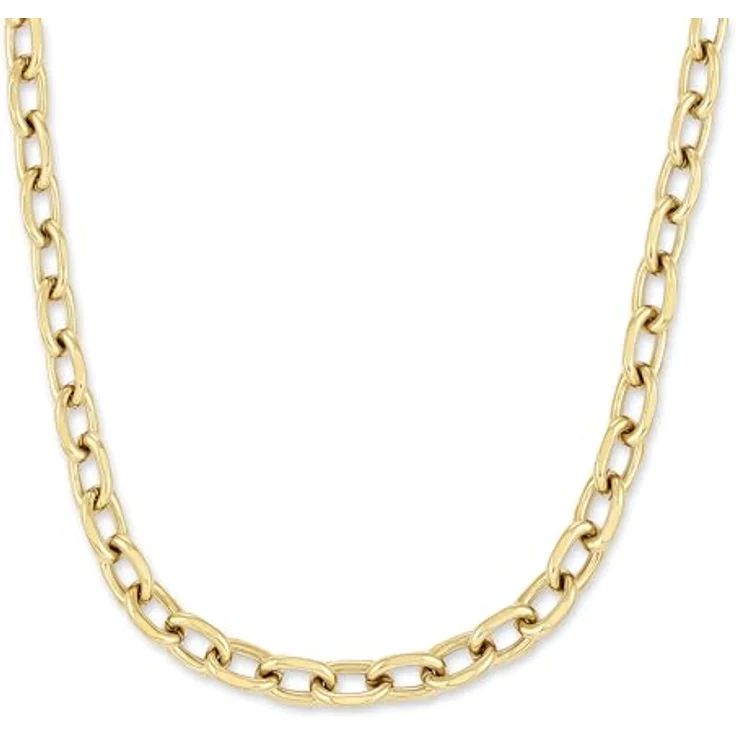 Copenhagen STUDIOS Basic Chunky Necklace - gold - Halskette aus 14K vergoldetem Edelstahl, verstellbar bis 50 cm, wasserfest & hautfreundlich – Bild 1