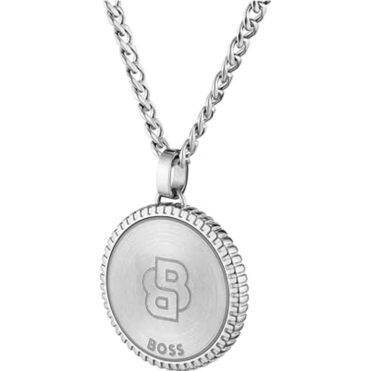 BOSS Jewelry Halskette mit Kompass-Anhänger für Herren Kollektion NORTH aus hypoallergenem Edelstahl, 558 mm Länge – Bild 4