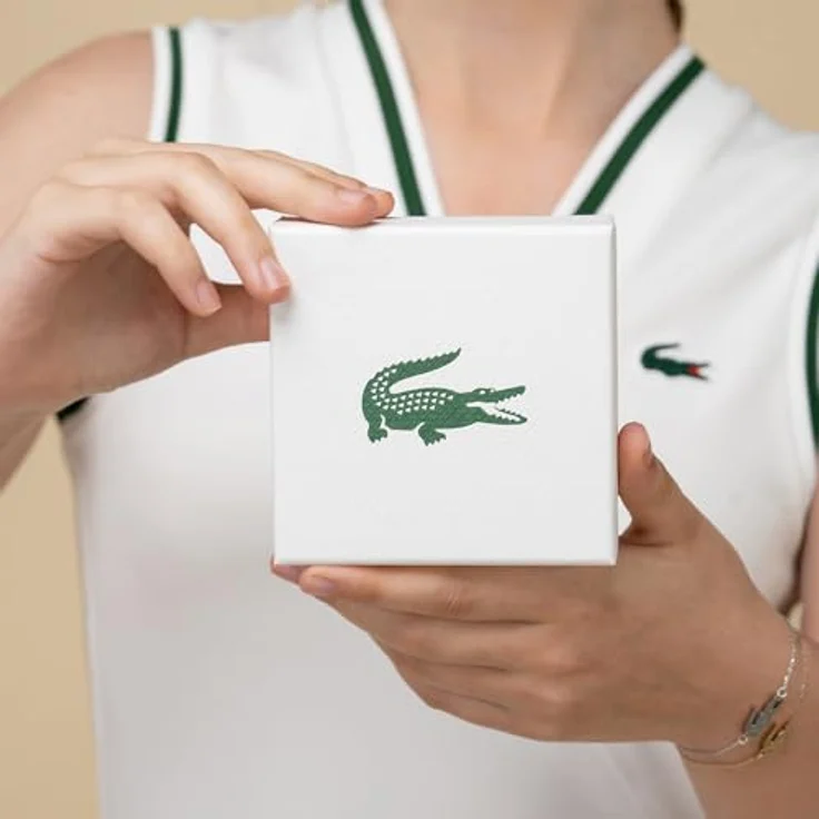 Lacoste Doppeltes Ketten-Armband CROCODILE, Edelstahl mit Krokodil-Charms, verstellbar, 2040471 – Bild 5