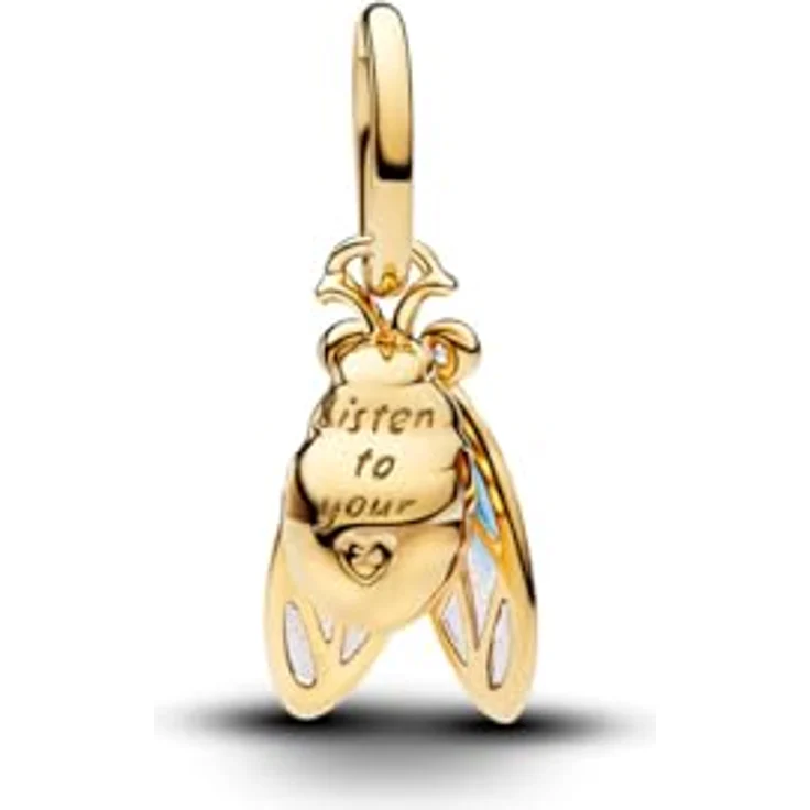 PANDORA Charm-Anhänger Zikade, goldfarben mit Zirkonia, Tiermotiv – Bild 3