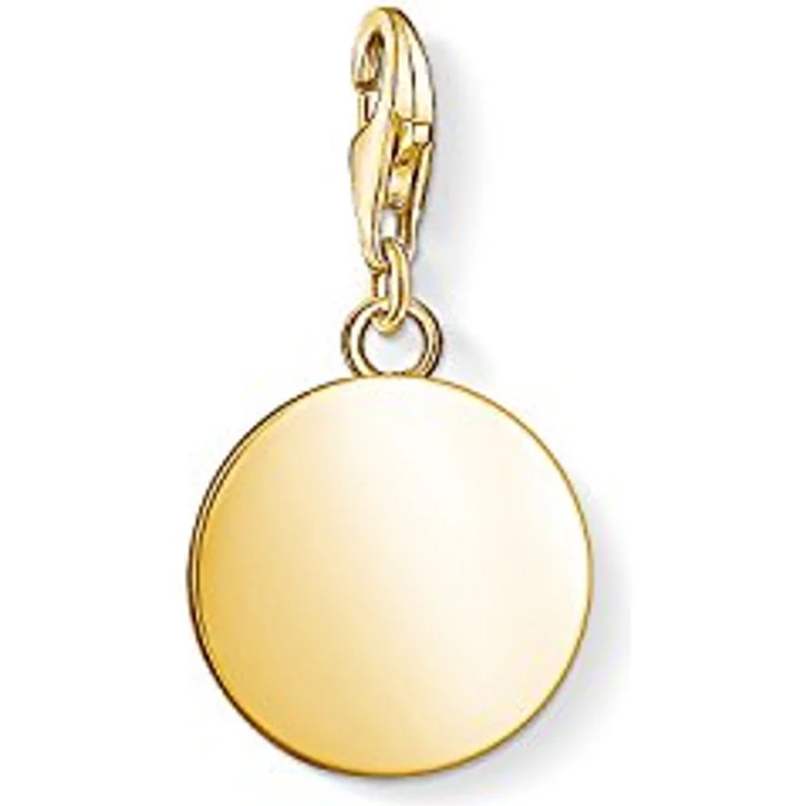 Thomas Sabo Damen Medaillon 1637-413-39, Charm-Anhänger aus 925er Sterlingsilber mit Karabinerhaken – Bild 1