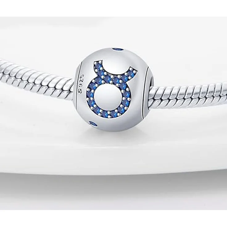Pandach Damen Charm Anhänger Sternzeichen, 925 Sterling Silber, 12 Sternbilder Beads für Pandora Armband und Halskette – Bild 2