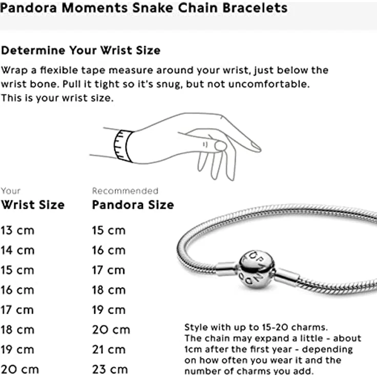 Pandora Armband Moments 590728-18, Armschmuck in Silber mit klassischem Charm-System – Bild 4
