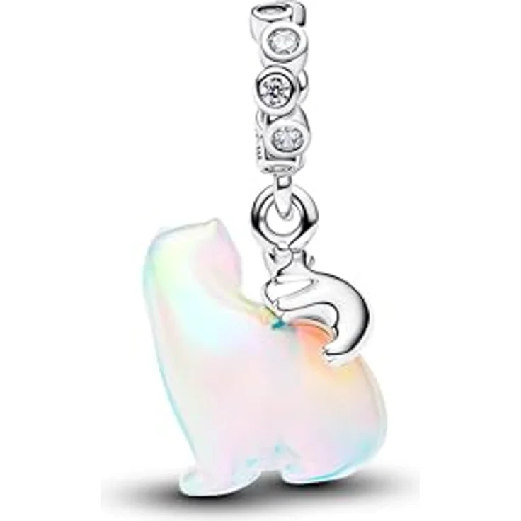 PANDORA Moments Eisbär Mutter & Junges Charm-Anhänger, Sterling-Silber mit Zirkonia, für ME und Moments Kollektion, 794243C01 – Bild 2