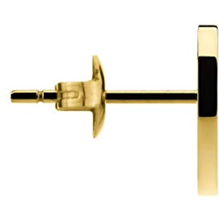 Liebeskind Ohrstecker LJ-0308-E-11, Herz-Motiv aus goldenem Edelstahl mit IP-Goldbeschichtung, 1,1 cm – Bild 3
