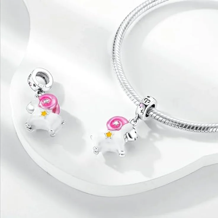 Pandach Charm Anhänger Sternzeichen aus 925 Sterling Silber, 12 Zodiak Beads für Pandora Armband und Halskette, geeignet für Frauen und Mädchen – Bild 2