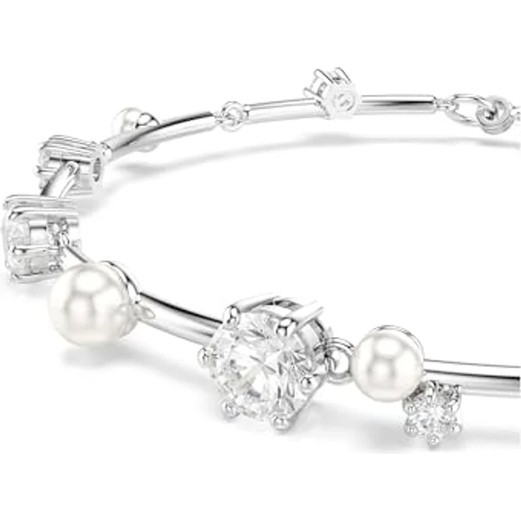 Swarovski Damen-Armband Metall mit Kristall, One Size, Silber 89205810 – Bild 4