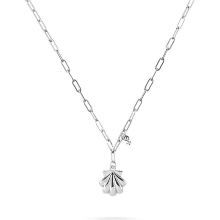 Guido Maria Kretschmer Damen-Kette 925er Silber mit 1 Diamant, One Size, Silber 32026827