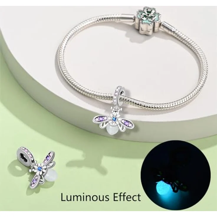HappyStar 925 Sterling Silber Star Wars Harry Charms, Dangle Anhänger für Pandora Armbänder, inkl. gratis Isolationsperle, ideales Geschenk für Frauen und Mädchen – Bild 3