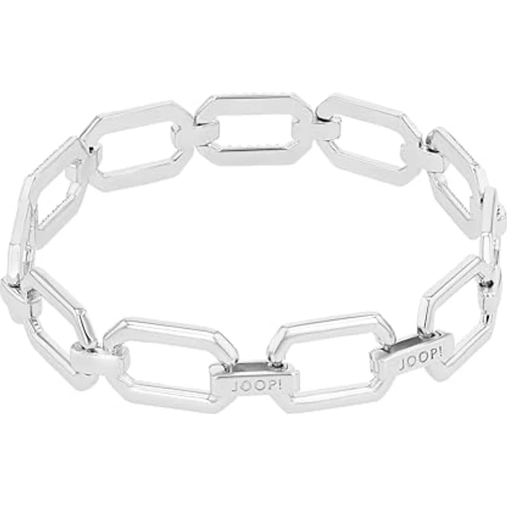 JOOP! Armband aus 925 Sterling Silber mit Zirkonia, 17,2 cm, Fantasiegliederung, Bajonettverschluss – Bild 3