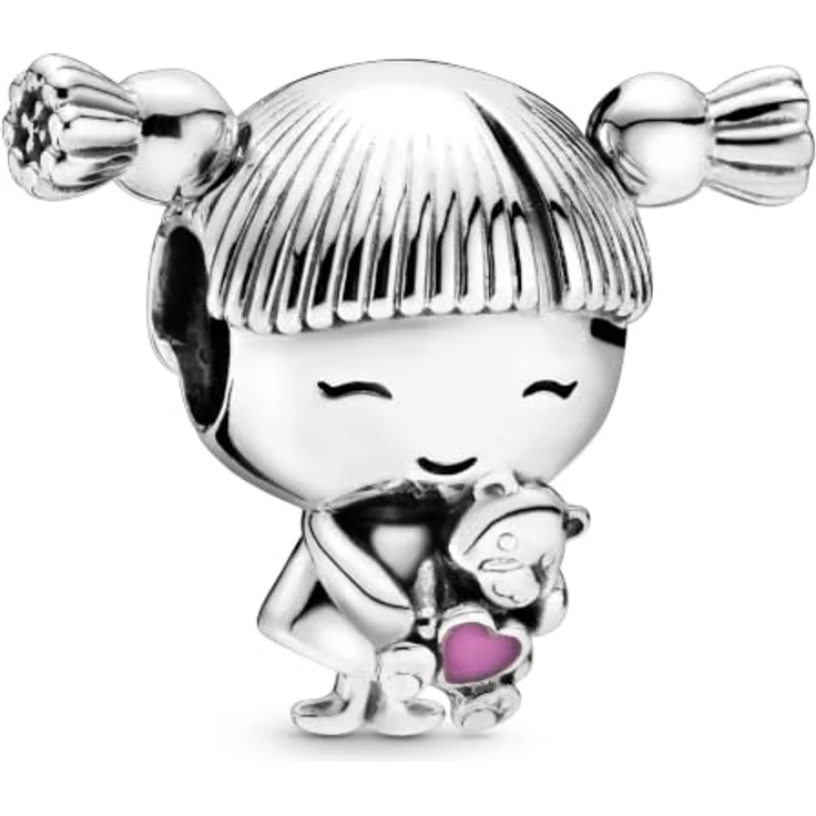 Pandora Charm Moments Kleines Mädchen, Charm-Anhänger mit detailreicher Gestaltung – Bild 2