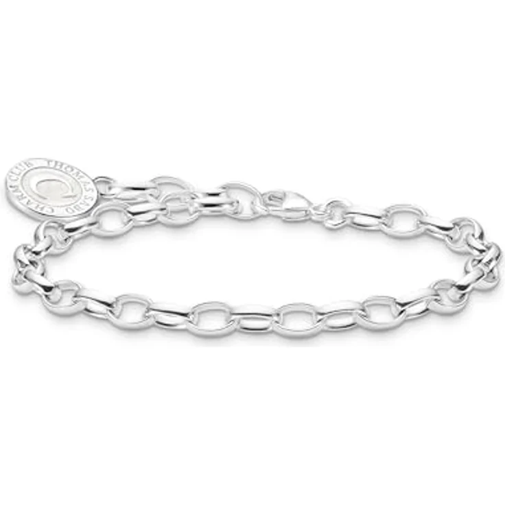 Thomas Sabo Charm-Armband, recyceltes 925 Silber mit Kaltemaille, vielseitig kombinierbar, X0287-007-21-L19 – Bild 1