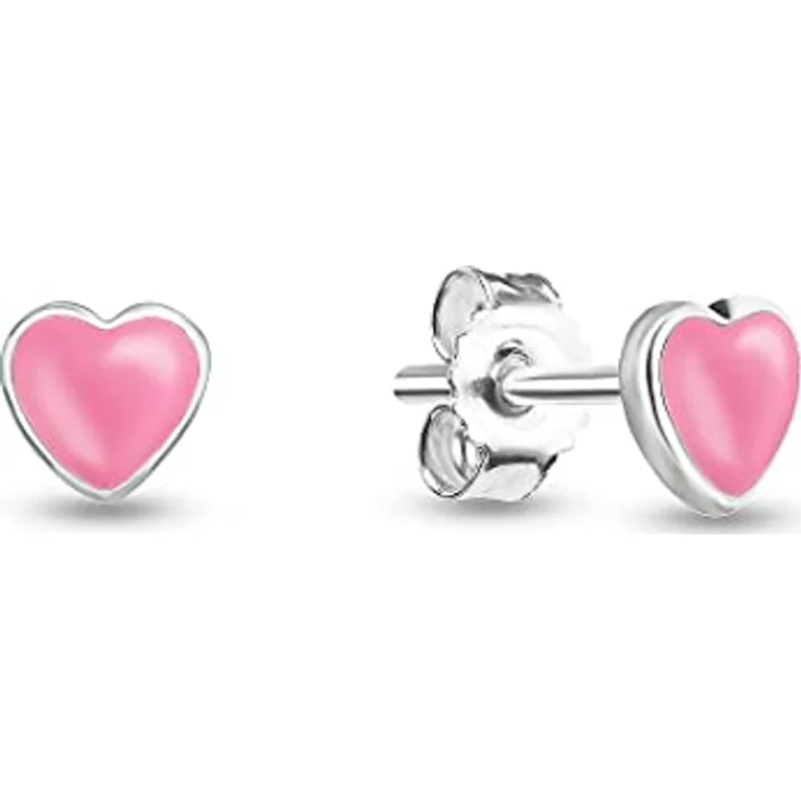 LITTLE FRIENDS FAVS Mädchen-Ohrstecker 925er Silber, 0,5 cm, ideal für junge Damen, Geschenkbox enthalten – Bild 2