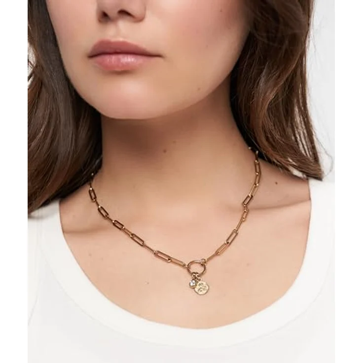 Tamaris Halskette TJ-0678-N-45, Damen-Halskette aus Edelstahl in IP Gold, 45 cm mit Karabinerverschluss – Bild 5
